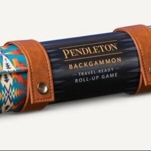 Pendleton Backgammon : Travel-Ready Roll-Up Game (Camping Games, Gift